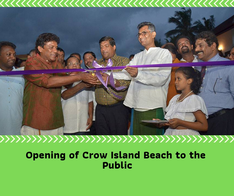 Opening of Crow Island Beach to the Public